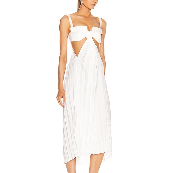 NWT Dion Lee Runway Bra Pleated Dress 0 - Picture 3 of 10